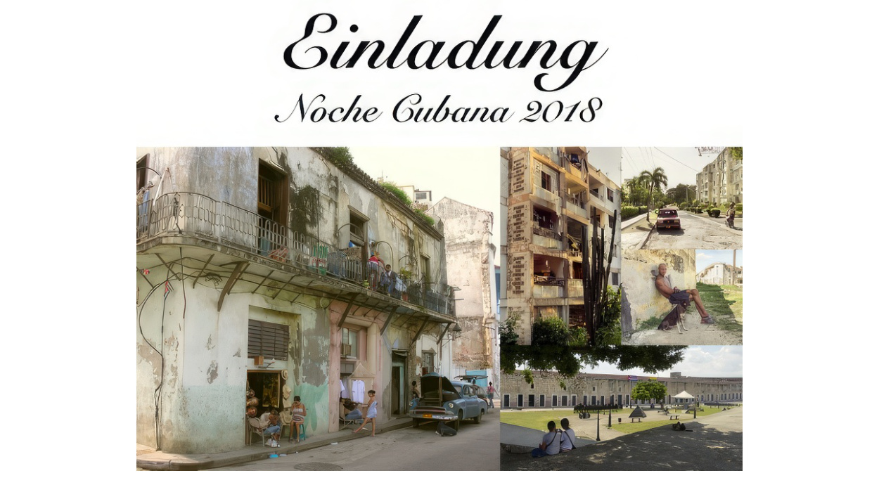 Einladung zur Noche Cubana 2018