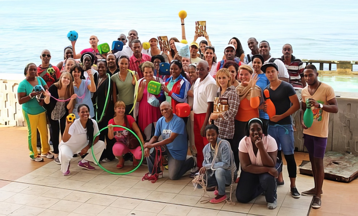 Gruppenfoto in Havanna