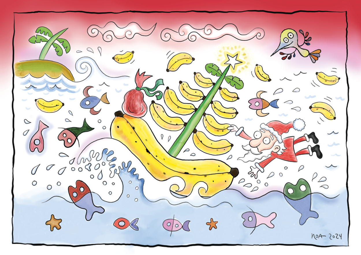 Feliz Navidad Illustration von Noa